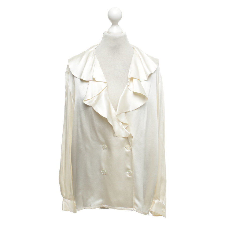 Valentino Garavani Silk blouse in beige