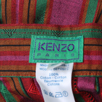 Kenzo Pantalon en rose / orange / vert