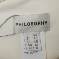 Philosophy Di Alberta Ferretti Korte mouw blouse met geplooide achterzijde