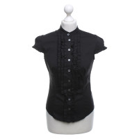 Karen Millen Black blouse with ruffles