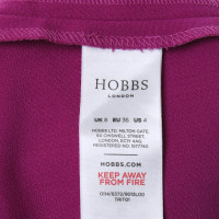 Hobbs pantalon froissé Fuchsia