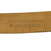 Dolce & Gabbana Gürtel in Silber 