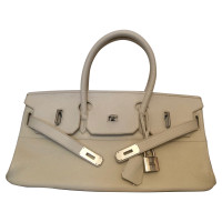 Hermès Birkin Bag 40 Leer in Wit