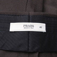 Prada trousers in dark brown