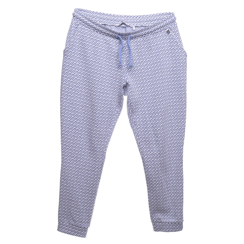 Rich & Royal Sweatpants in blue / white