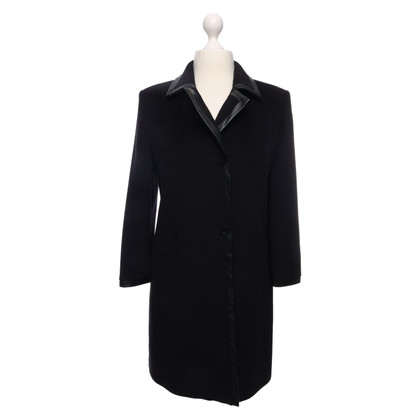 Louis Feraud Jacket/Coat Wool in Black