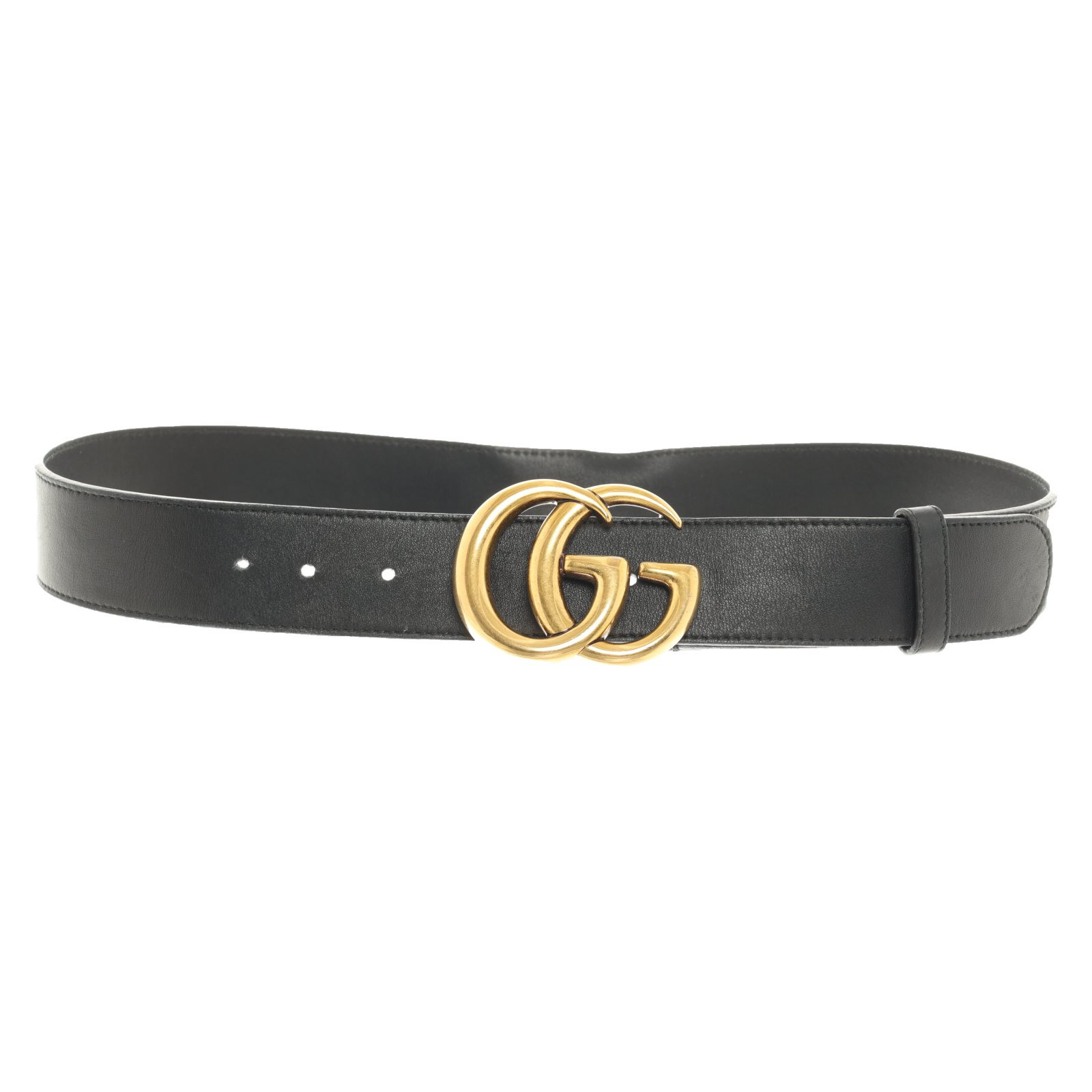 Gucci Belt Leather in Black - Second Hand Gucci Belt Leather in Black  gebraucht kaufen für 340€ (7540639)