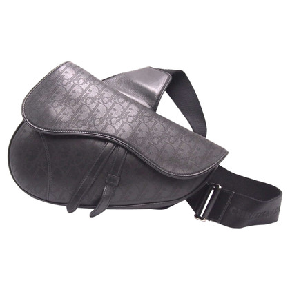 Dior Saddle Bag in Pelle in Nero