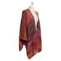 Missoni Knitted cape with pattern