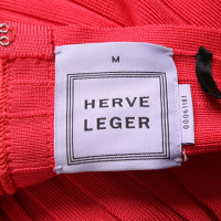 Hervé Léger Kleid aus Jersey in Rot