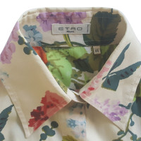 Etro Katoenen blouse met een bloemmotief