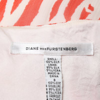Diane Von Furstenberg Robe en soie avec noeud