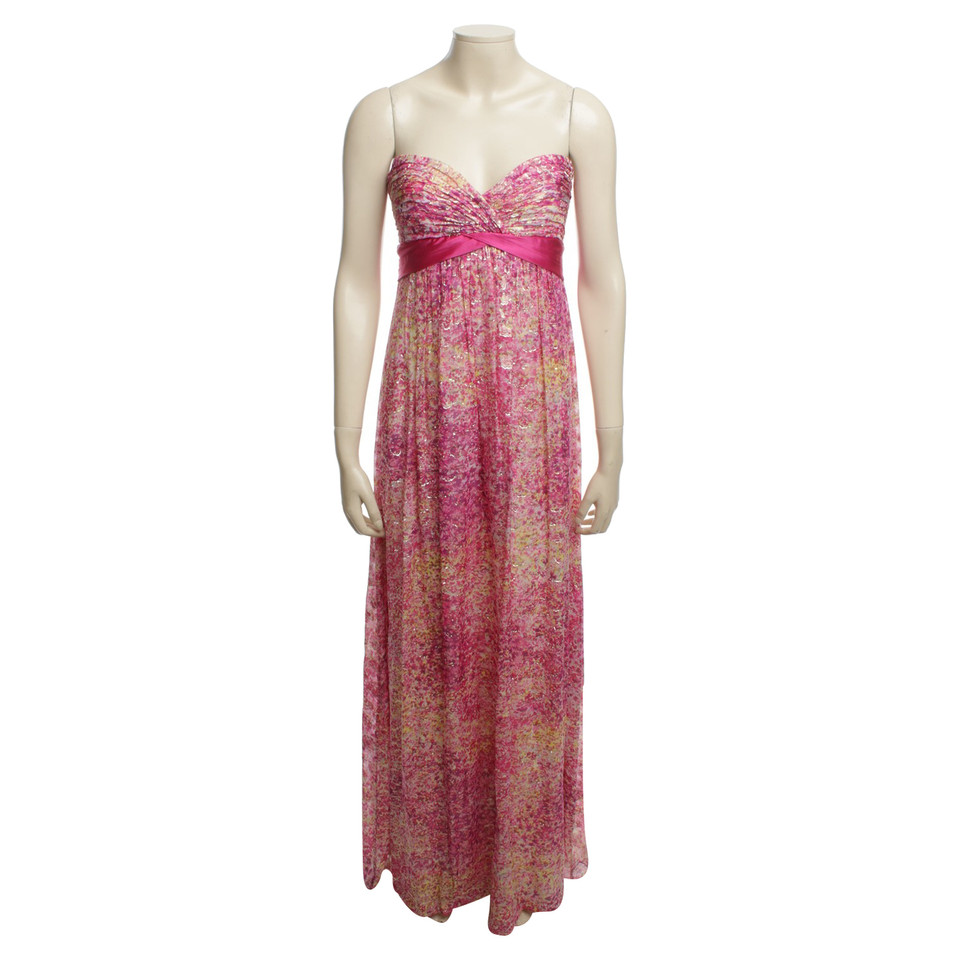 Bcbg Max Azria Maxi dress with shiny floral pattern