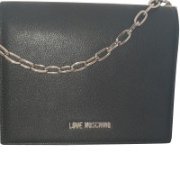 Moschino Love Handbag Leather in Black