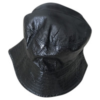 Prada Hat/Cap Leather in Black