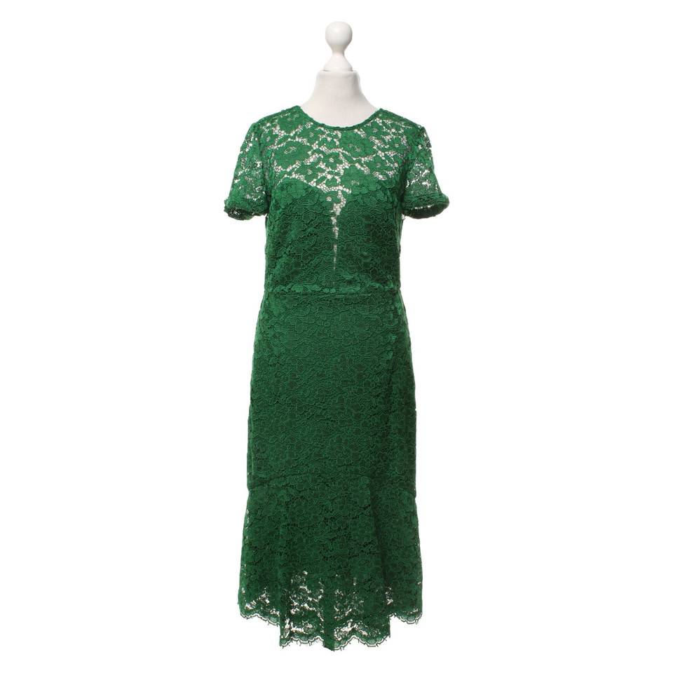 Burberry Prorsum Kanten jurk in groen