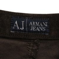 Armani Jeans Broek in fluweel verschijning