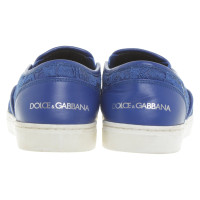 Dolce & Gabbana Slip Ons in Blau