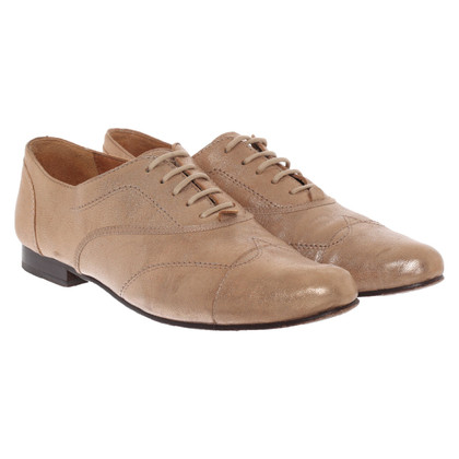 Lanvin Lace-up shoes Leather in Gold