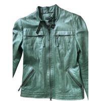 Schacky & Jones Jacket/Coat Leather in Olive