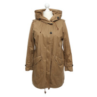 Woolrich Giacca/Cappotto in Cotone in Marrone