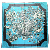 Nina Ricci Echarpe/Foulard en Soie en Turquoise