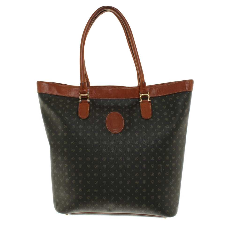 Pollini Tote Bag with monogram pattern
