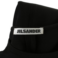 Jil Sander Langarmkleid in Schwarz