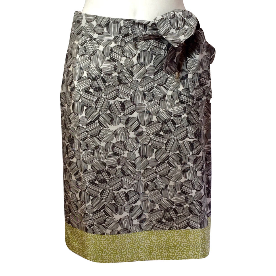 René Lezard skirt with pattern mix