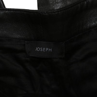Joseph Trousers Leather in Black