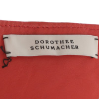 Dorothee Schumacher Cow fur skirt in Orange