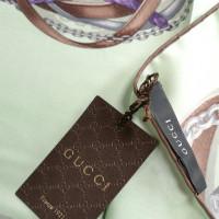 Gucci Schal/Tuch aus Seide in Grün