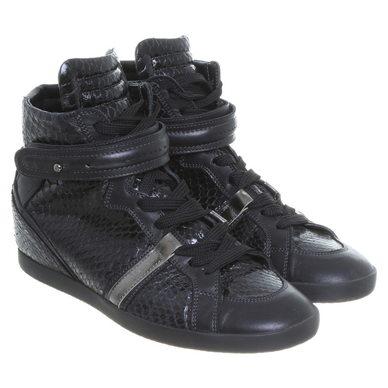 Barbara Bui Sneakers wedges snake leather