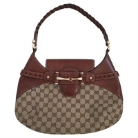 Gucci Handbag Canvas in Brown