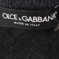 Dolce & Gabbana Kasjmier vest met borduurwerk