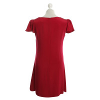 Goat Seidenkleid in Rot