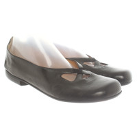 Truman's Slippers/Ballerina's Leer in Zwart