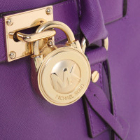 Michael Kors Handbag Leather in Violet
