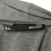Moschino Love Shirt-jurk in grijs