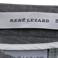 René Lezard Scheerwol broek in grijs