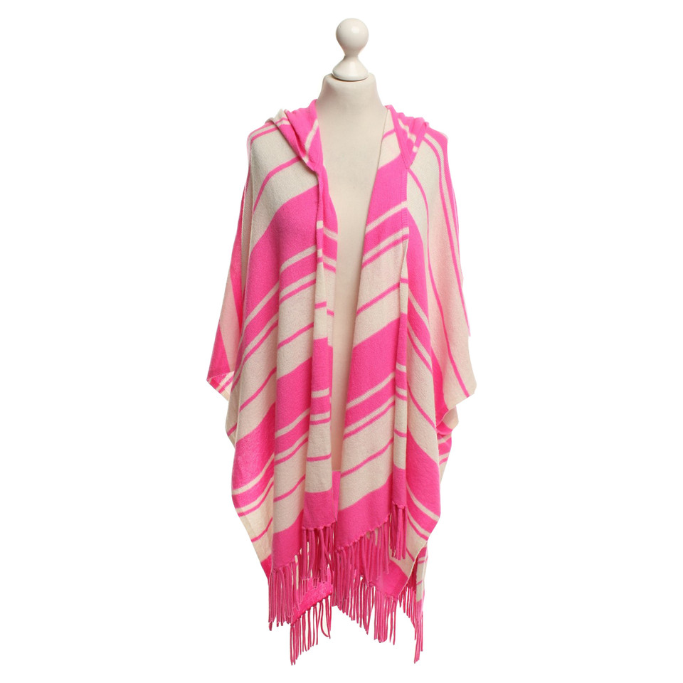 Other Designer The Holygoat - cashmere poncho in beige / pink
