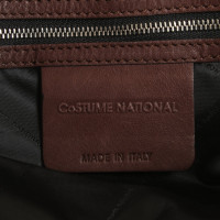 Costume National Handtasche aus Wildleder in Schwarz