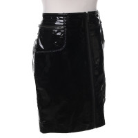 Maje Skirt Patent leather in Black