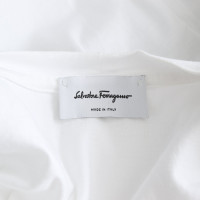 Salvatore Ferragamo Top in White