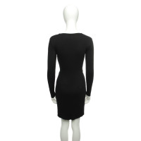 Versace Kleid aus Viskose in Schwarz