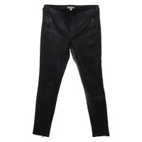 Burberry Trousers Leather in Black