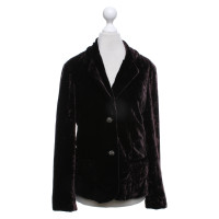 Steffen Schraut Velvet blazer in dark brown