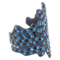 Swarovski Ring in Blau