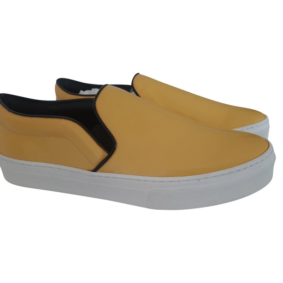 Céline Trainers Leather in Yellow