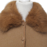 Rena Lange Cardigan in lana color ocra